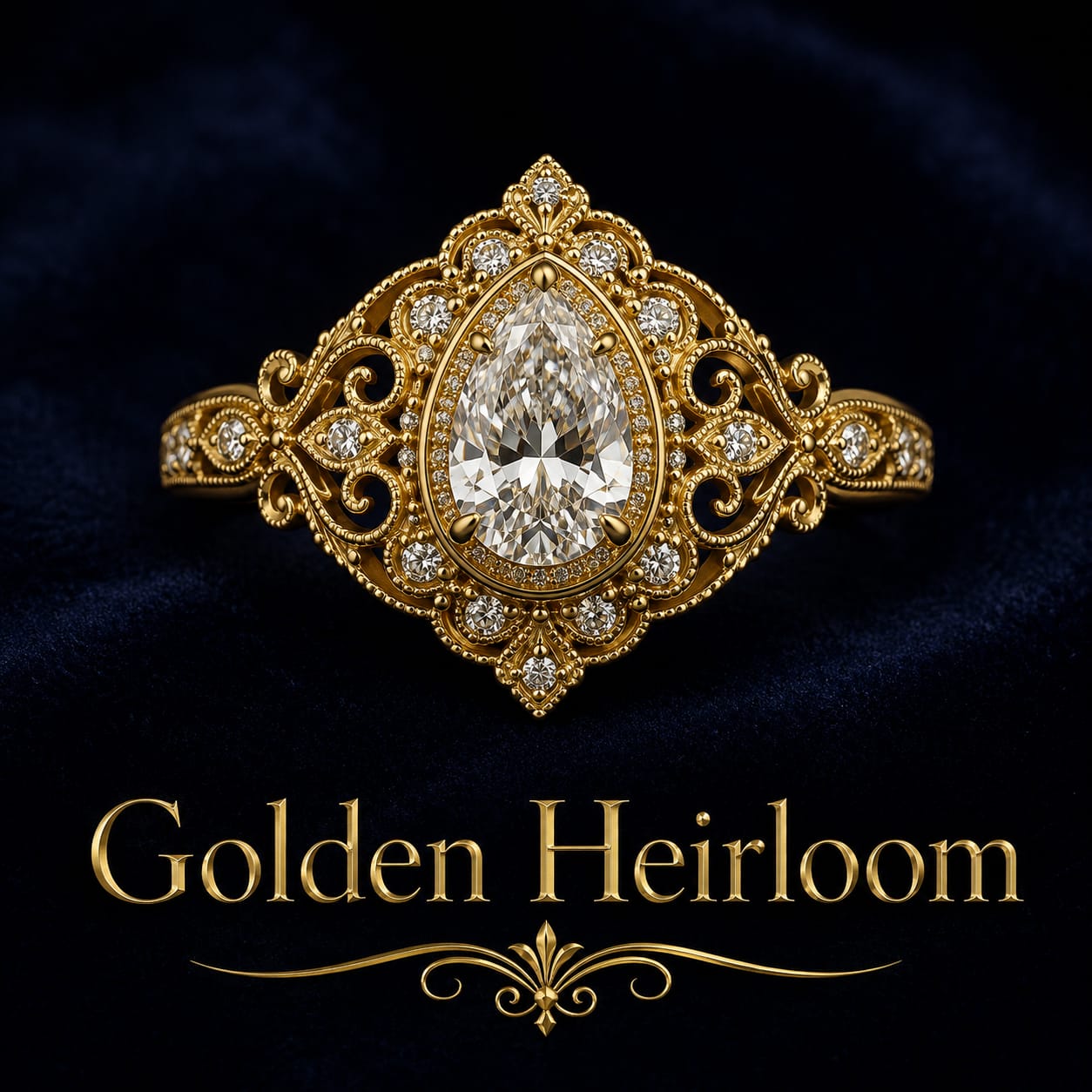 Golden Heirloom by Navinji Diamonds