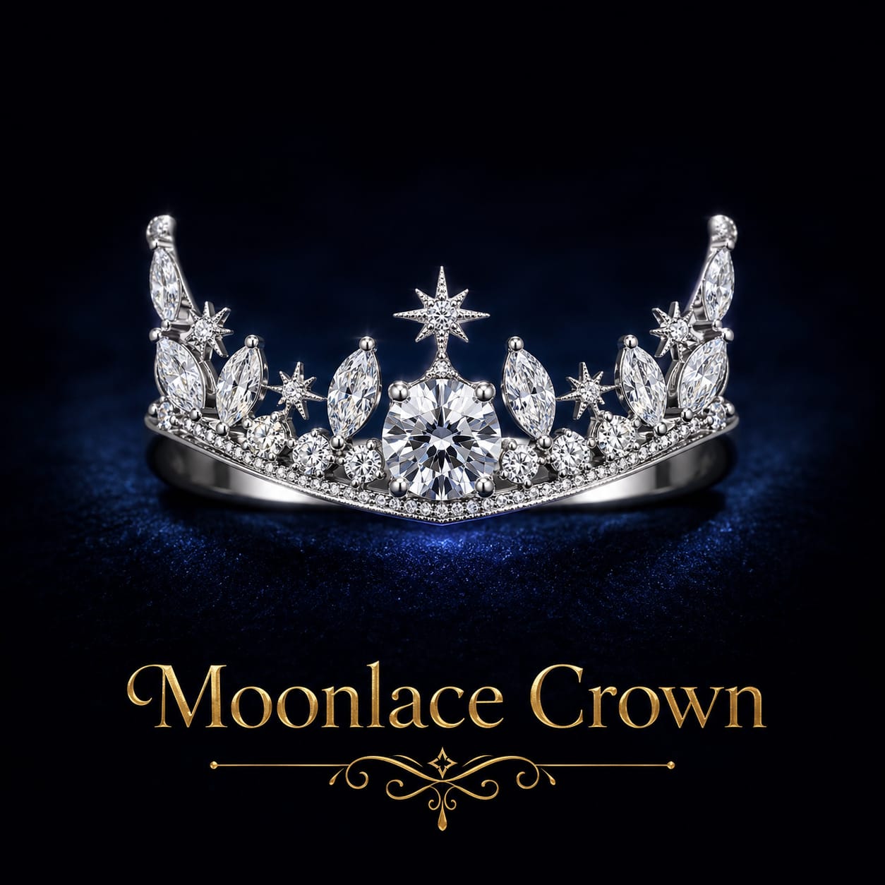 Moonlace Crown by Navinji Diamonds