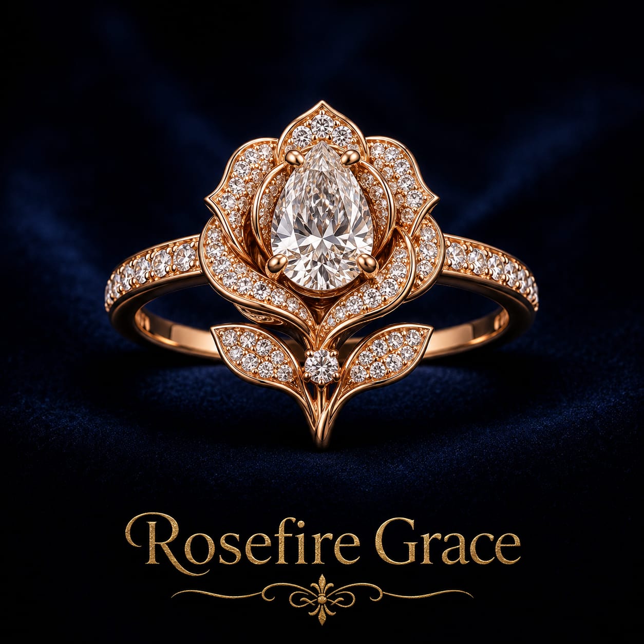 Rosefire Grace by Navinji Diamonds